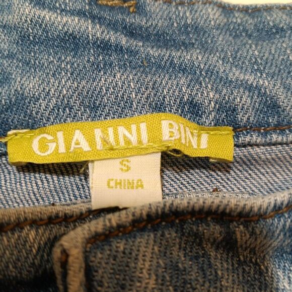 Vintage Y2K High Waisted Flared Leg Baggy Paperbag  Jeans sz S - Picture 2 of 8